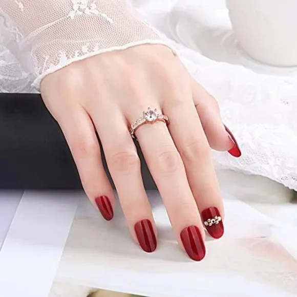 Certified 1ct. t.w. Diamond Engagement Ring 18k White Gold over Italy Silver - Picture 7 of 16